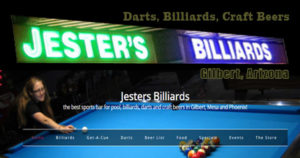 Partnered with Jester's Billiards