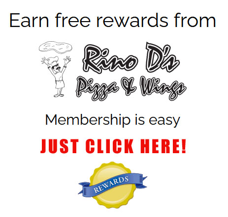 Rino D's Pizza and Wings Rewards Club image