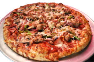 Rino D's Favorite - The Workd pizza